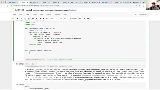 Машинное обучение для больших данных, семинар 4, группа 172 – Spark смотреть онлайн