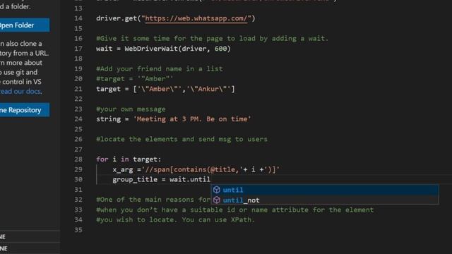 Whatsapp automation in just 5 minutes | Python automation | Python web automation смотреть онлайн
