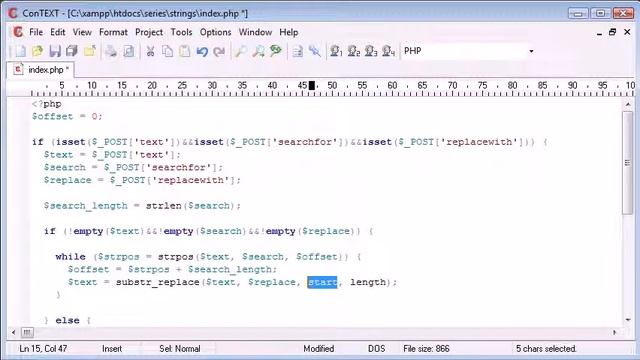 Beginner PHP Tutorial 57 Creating a Find and Replace Application Part 4 YouTube смотреть онлайн