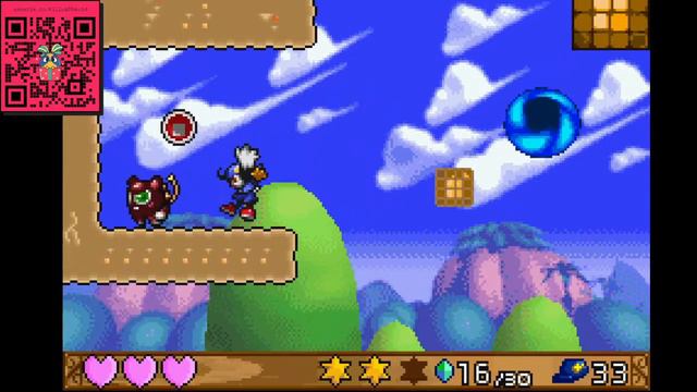Klonoa: Empire of Dreams - Jiobob - Vision 3.7 (GBA/VBA) Walkthrough смотреть онлайн