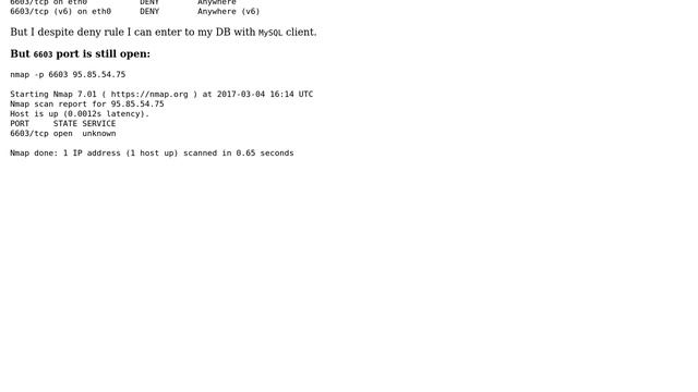 Is it possible to restrict connection to database in Docker container at particular interface on... смотреть онлайн