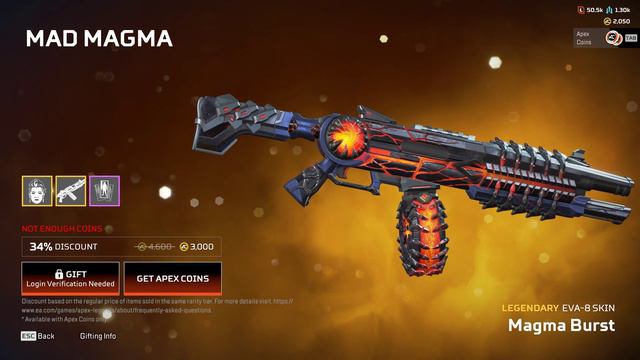 APEX LEGENDS | EVA-8 | Legendary | Magma Burst смотреть онлайн
