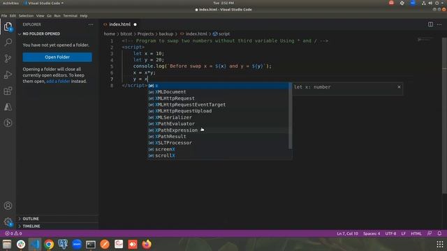 Swap two variables using / and * #question смотреть онлайн