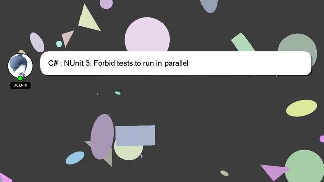 C# : NUnit 3: Forbid tests to run in parallel смотреть онлайн