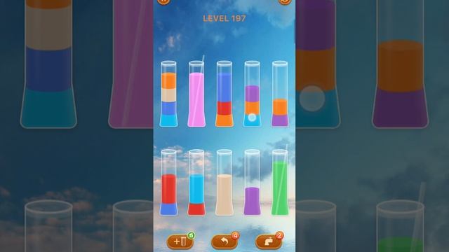 Sort Em All Level 197 Walkthrough / Color Sort Game / Water Color Sorting Game How to Solve a Puzzl смотреть онлайн