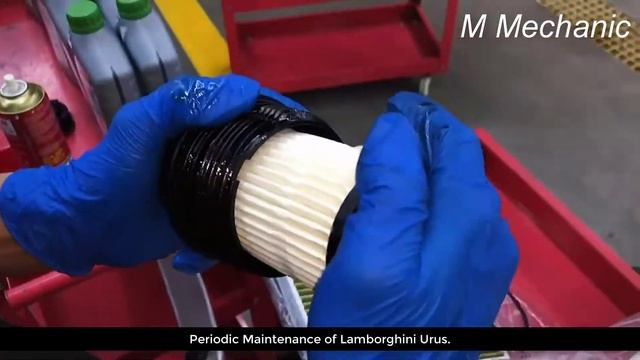Periodic Maintenance Of Lamborghini Urus.