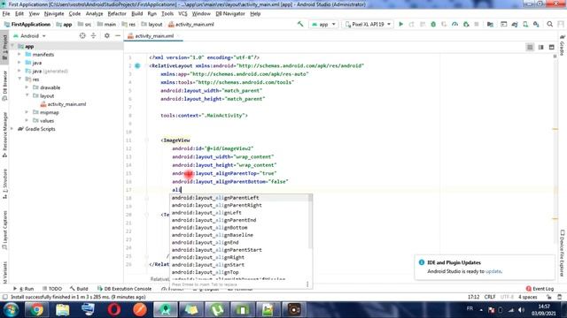 Layout Android Studio : Linear, Relative et Constraint смотреть онлайн