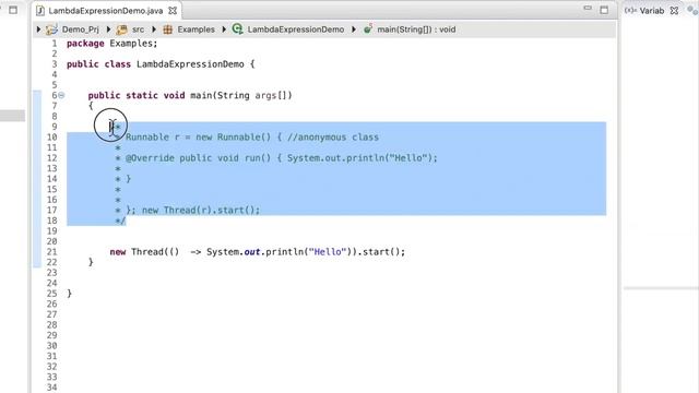 java 8 features | lambda expressions смотреть онлайн