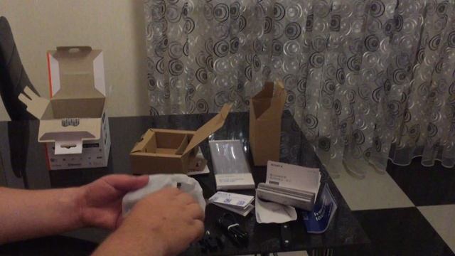 распаковка экшен камеры Sony Hdr-as50