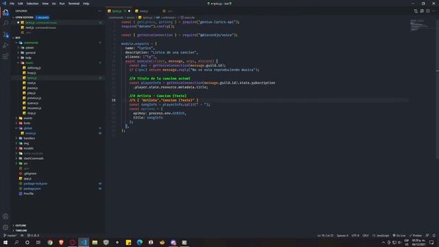 Discord Bot Ep.26 "Lyrics" - NodeJS / DiscordJS v13 смотреть онлайн