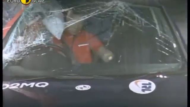 Euro NCAP Ford Mondeo 2001 crash test смотреть онлайн