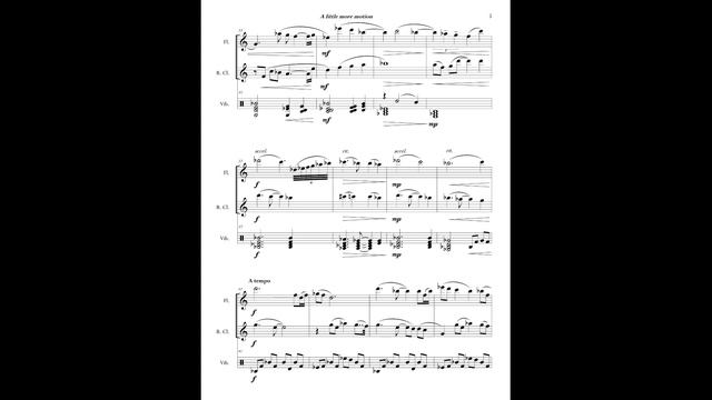 Conversations (trio for Flute, Bass Clarinet, and Percussion) смотреть онлайн