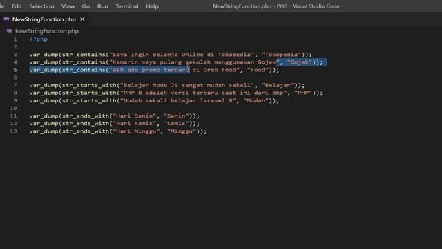 PHP 8 - New String Function смотреть онлайн