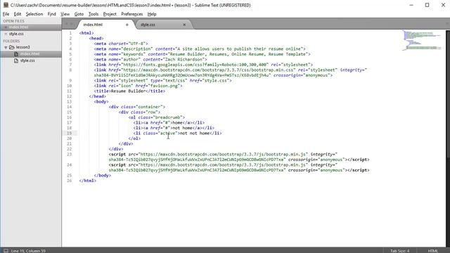 Bootstrap Breadcrumbs смотреть онлайн