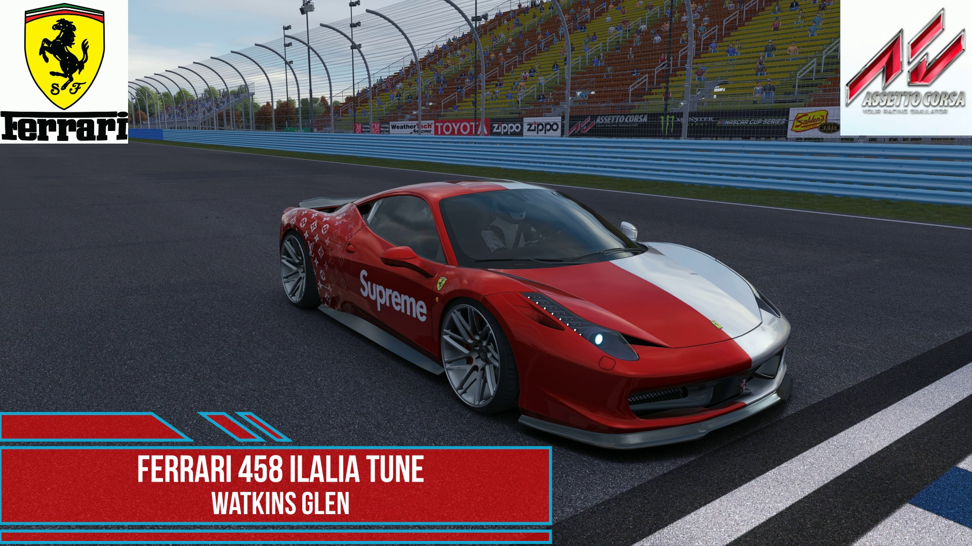 Ferrari 458 Italia Tune - Watkins Glen | Assetto Corsa.mp4 смотреть онлайн
