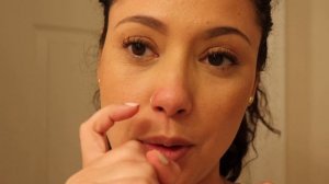 How to change nose stud to nose hoop/ First time changing nose ring