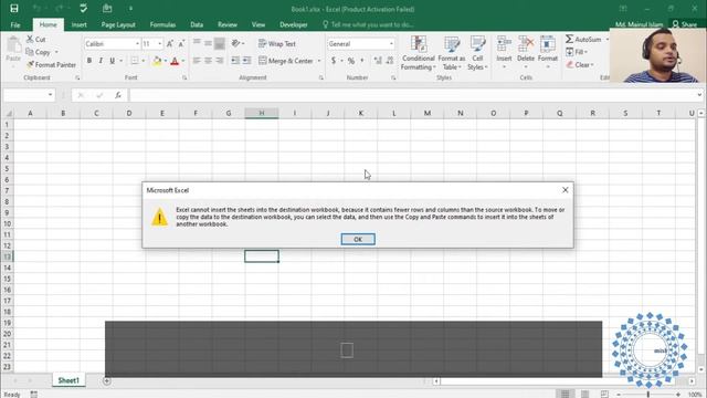 03. How to solve "Excel cannot insert the sheets into the destination workbook" problem//mishowrov смотреть онлайн