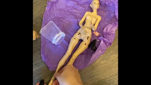 Авторская кукла Alison 1/4. Распаковка и обзор. Unpacking the author's Alison doll ? смотреть онлайн