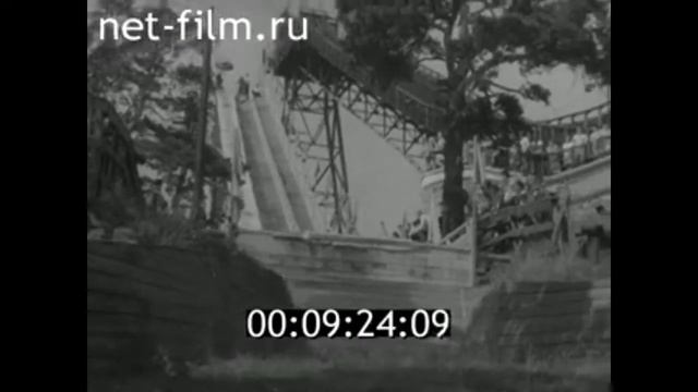 1963г. Кавголово. прыжки с трамплина летом. Ленинградская обл смотреть онлайн