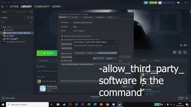 How to enable third party softwares to run on CSGO (2020 WORKING) смотреть онлайн