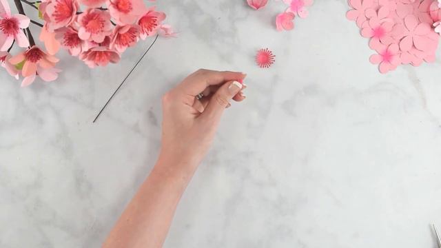 Paper Cherry Blossom Tutorial - Free Cherry Blossom Template For Cricut | Abbi Kirsten Collections смотреть онлайн