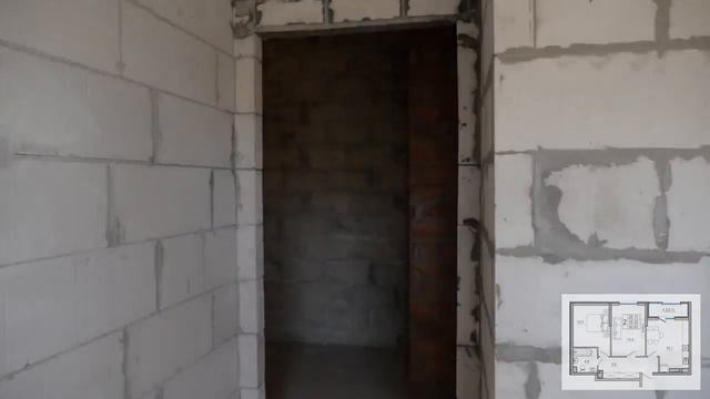 Экскурсия по квартире 60,6 м2 в ЖК Облака смотреть онлайн