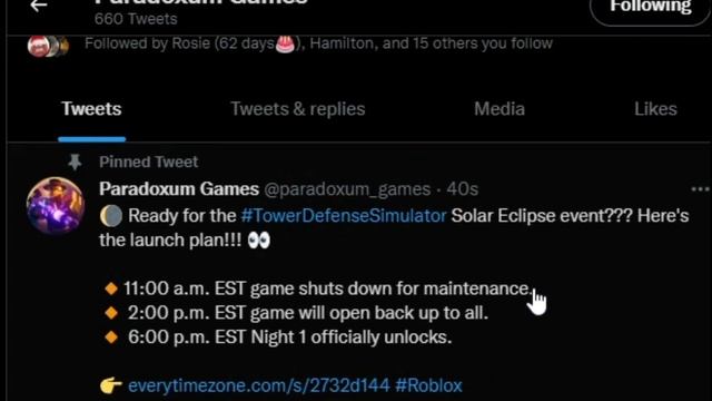 SOLAR ECLIPSE EVENT RELEASE DATE! Tower Defense Simulator смотреть онлайн