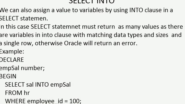 PL/SQL tutorial Bind Variable in PL/SQL By Nayabsoft смотреть онлайн