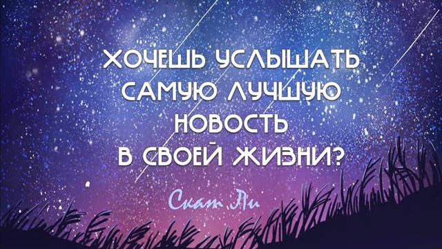 Хочешь услышать самую лучшую новость в своей жизни? Скат Ли. смотреть онлайн