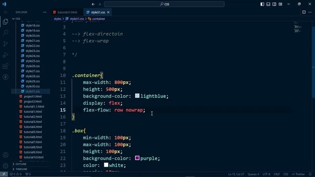 flex-flow property | css tutorial | hindi part - 31 смотреть онлайн