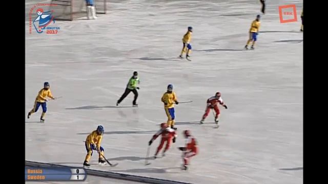The opening ceremony of the Girls Bandy World Chamionship. The first game: Sweden — Russia смотреть онлайн