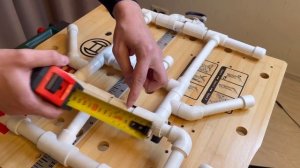 Хоккейная вешалка из труб PP-R. Показываю размеры. Вешалка для сушки хоккейной формы. DIY