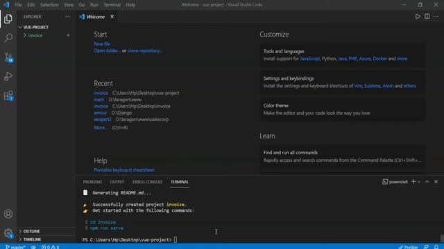 Vue js Installation & Introduction in Hindi. Vue Vuetify invoice App Part 1 смотреть онлайн