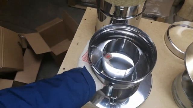 Оголовки Феррум на сэндвич дымоход. смотреть онлайн
