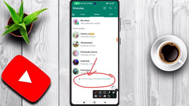 Whatsapp Your Status Updates Are End To End Encrypted Remove Kaise Karen| смотреть онлайн