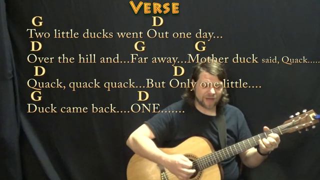 Five Little Ducks (Kid Song) Guitar Cover Lesson in G Major with Chords/Lyrics - Munson смотреть онлайн