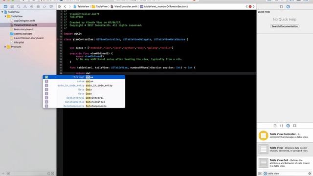 iOS TableView in Tamil смотреть онлайн