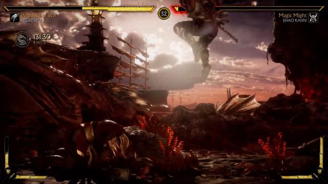 Mortal Kombat 11 - Nightwolf VS Shao kahn смотреть онлайн