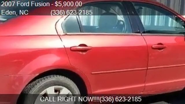2007 Ford Fusion I 4 S 4dr Sedan for sale in Eden, NC 27288 смотреть онлайн