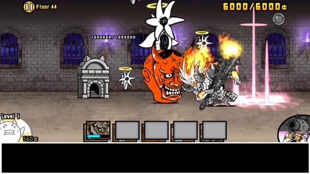 Battle Cats - Floor 44 ONE UNIT SOLO / Heavenly Tower смотреть онлайн