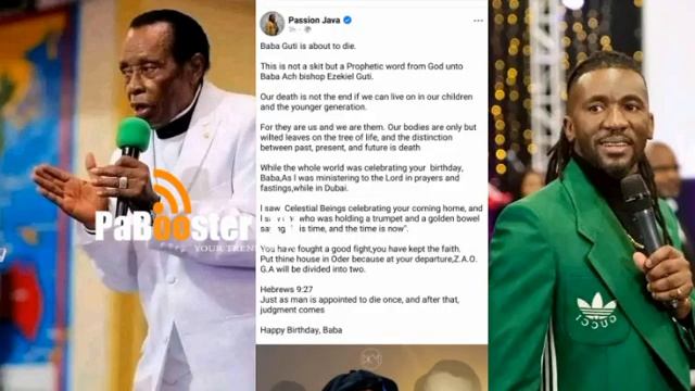 Passion Java turned Ezekiel Guti 100 years birthday Celebration into Prophecy. hanzi vachafa ? смотреть онлайн