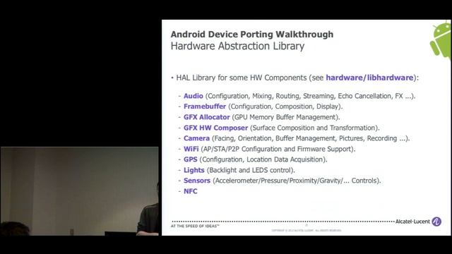 Android Device Porting Walkthrough - Android Builder Summit 2012 смотреть онлайн