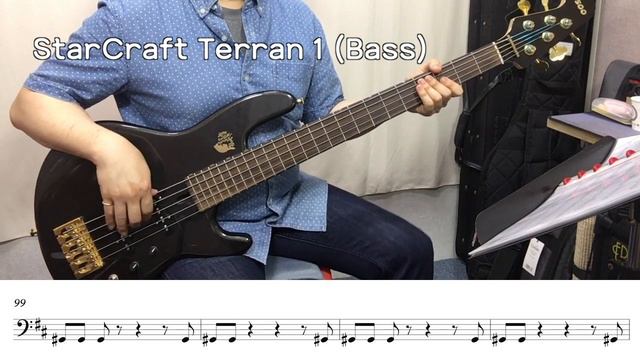 StarCraft Terran 1 (Bass Guitar w/score) ; 블리자드 콘서트 오케스트라 смотреть онлайн