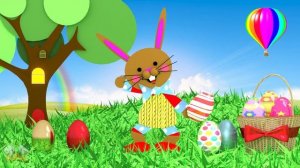 Easter Egg Hunt I Easter preschool song | Easter bunny | train cartoon for children