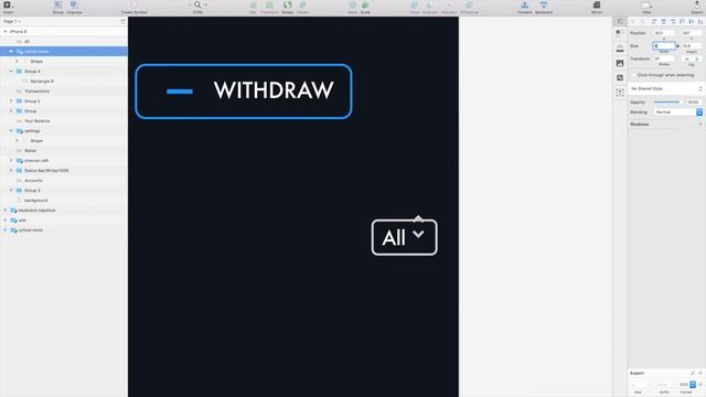 Sketch 3 Design - Wallet App UI Design Timelapse #4 смотреть онлайн