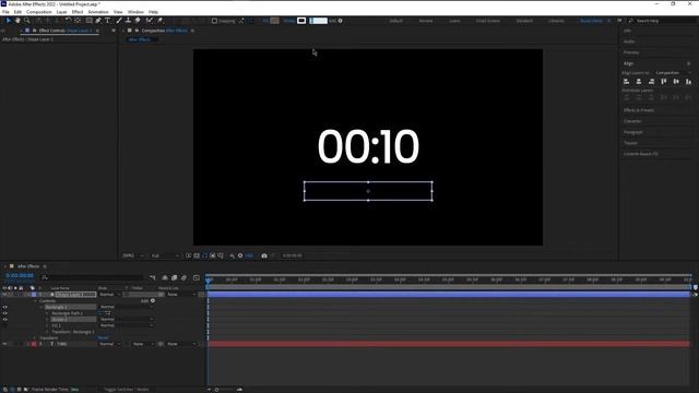 Countdown Timer Tutorial in Adobe After Effects No Plugins смотреть онлайн
