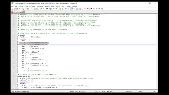 BEST Scoreboard Plugin For Your Minecraft Server (SimpleScore Tutorial)