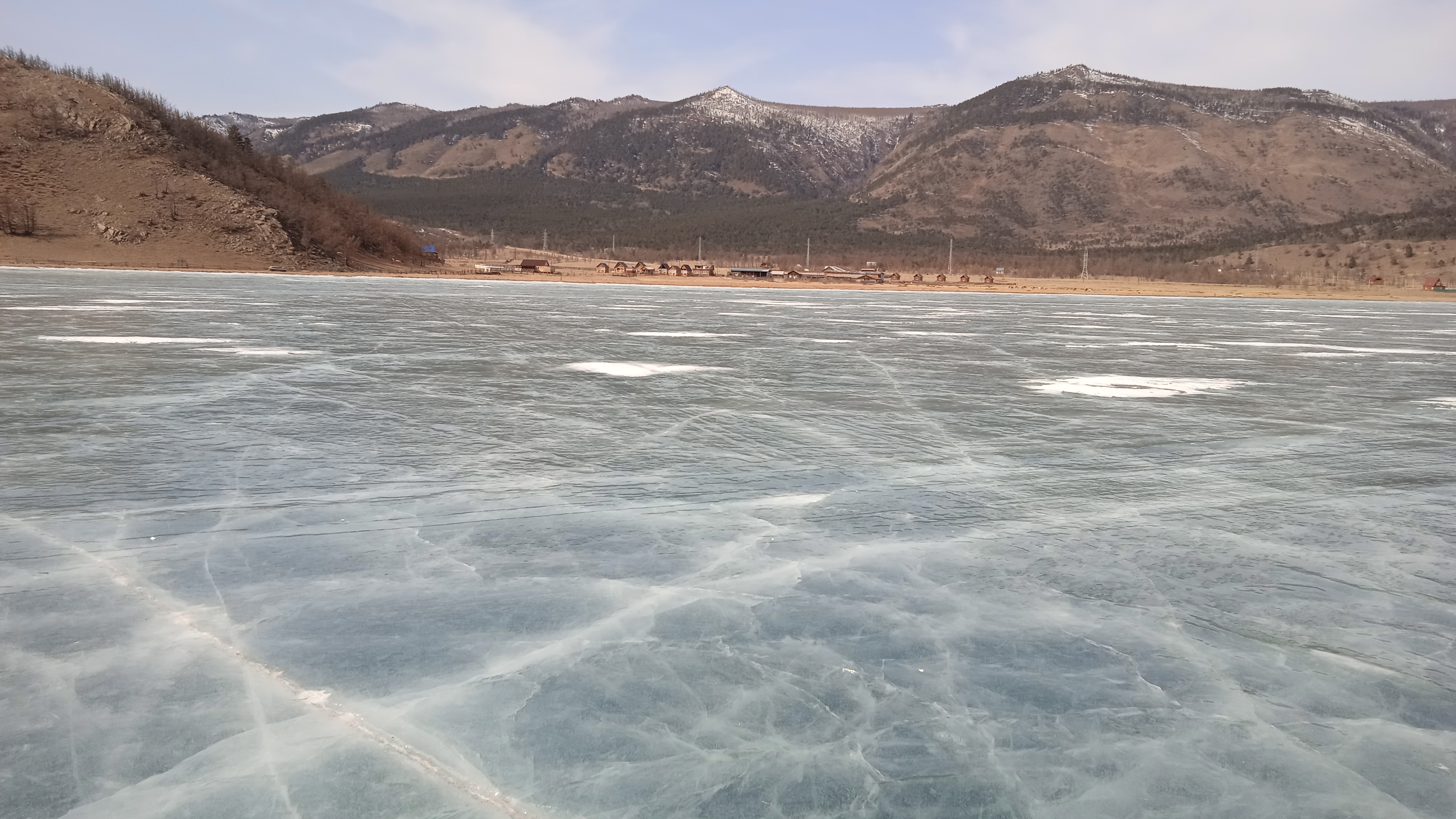 Поимка окуня в заливе Малое море озера Байкал