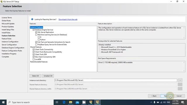 SQL Server 2017 Express Edition Installation - PLEASE READ DESCRIPTION смотреть онлайн