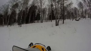 Снегоход BRP TUNDRA LT 550 F. Не советую брать снегоход для охоты, пока не посмотрите это видео.